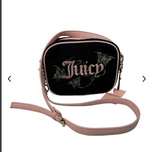 JUICY COUTURE NWT Wingin It Liquorice Camera Bag
